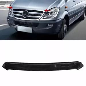 메르세데스 벤츠 스프린터용 카목스 후드 버그 디플렉터 1500 2500 3500 W907 2019-2025 가드 글로시 블랙