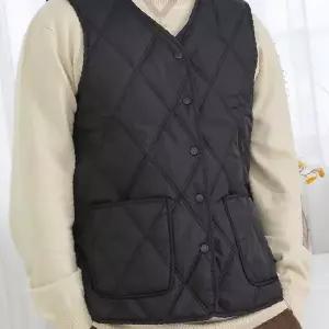 남성 가을 겨울 보온 퀼팅 누빔 민소매 조끼 경량 패딩 베스트 데일리 캐주얼