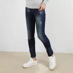 남자데님 남자기모워싱진청바지 남성하의 기모본딩