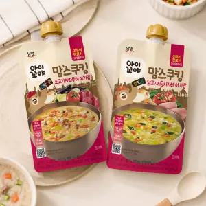 남양 맘스쿠킹 아기밥 15개월 혼합 10개 (라따뚜이 5개 + 시금치카레 5개)