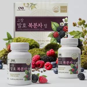 고창 복분자 발효 농축 분말 폴리페놀 안토시안 먹는법 90정 4통