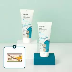케이맘 [슬라이딩 지퍼백 GIFT] 아기 유아 진정보습 무향 처음 수딩 젤 150ml, 2개