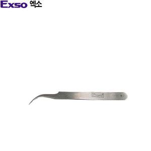 엑소 EXSO 핀셋 모델7 집게 집개 정밀 족집게 공구 툴 네일 속눈썹 프라모델 시계 기계 미용재료 전기 전자
