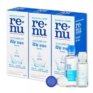 [공식] 바슈롬 리뉴 후레쉬/바이오트루 렌즈세척액 모음전