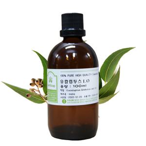 허브솝 유칼립투스 오일 100ml 대용량 원액100% 천연 허브 침구 양모볼 디퓨저 아로마 에센셜오일