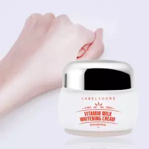 [라벨영] 쇼킹비타민 우유미백크림 55g 1개/즉각톤업+결점완화