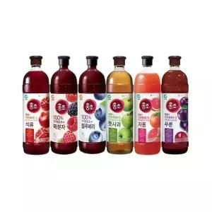 홍초 1.5L 모음전 석류 블루베리 복분자 풋사과 매실 자몽 저당 레몬&라임 저당 레드애플