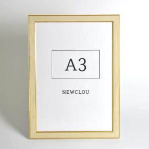 A3 사이즈 액자 미색 프레임 / 상장 자격증 사업자등록증 인테리어 사무실 우드 신고증 스탠드