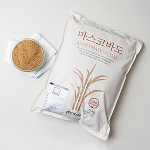 두레생협 공정무역 필리핀 마스코바도 5kg 유기농 사탕수수 비정제 원당 설탕 대신 대체