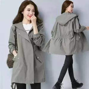 사파리 후드 집업 자켓 재킷 봄 가을 야상 점퍼 바람막이 M~5XL 빅사이즈 편안한 예쁜 글로벌와이