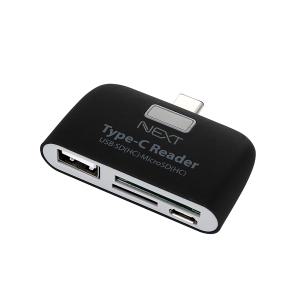 Type-C to OTG 카드리더기(USB+카드리더) NEXT-486TC