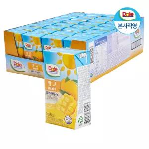 Dole 돌 120ml 프리미엄 망고 주스 32팩 과즙주스