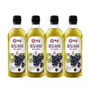 [CJ제일제당][CJ]백설 포도씨유 900ml x4개[34977495]