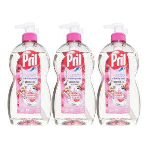 프릴 주방세제 본품 베이킹소다 와일드 베리향 700mL x 3개