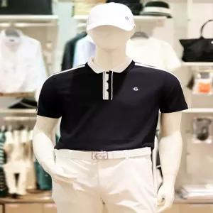 [엘르골프] 엘르골프 S/S 남성 가로 배색 반팔 폴로티셔츠 6J-35214-199