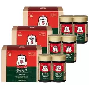 [정관장 공식] 홍삼진고 250g x 2병 3박스 (75일분)