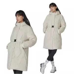 [미즈노](하남점) 24AW 여성 경량 롱다운 쟈켓 보온성이 우수한 전체 다운 충전재 겨울철 패딩 32YE4823...