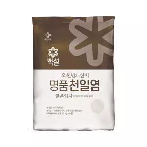 백설 명품 천일염 오천년의 신비 굵은입자 소금 10kg x1개