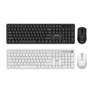 COX CKM40W 저소음 무선 키보드 마우스 세트 (화이트)