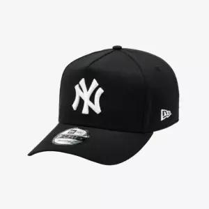 뉴에라 MLB 화이트 온 블랙 뉴욕 양키스 K프레임 볼캡 블랙 14561861