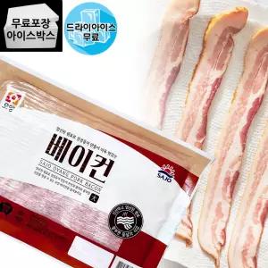 사조 오양 삼겹 베이컨 대 1kg (12개마다 부과) 슬라이스베이컨