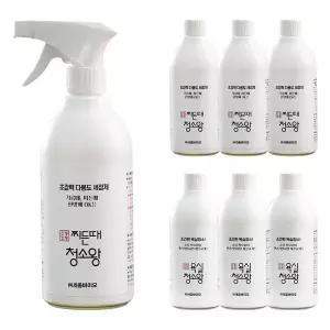 테온셀 신통방통 욕실청소왕(500ml 4개) + 주방청소왕(500ml 2개) 분무기 3개 세트