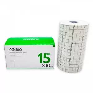 슈퍼픽스 부직포 고정테이프 (15cm x 10m) 드레싱 밴드 고정용