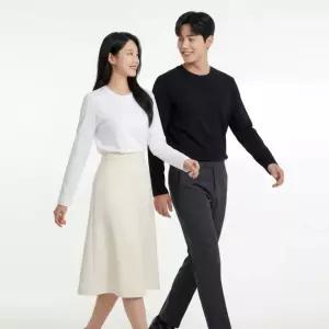 100 데일리 레이어드 면 이너웨어 긴팔티 30수 남여공용 30수긴팔티