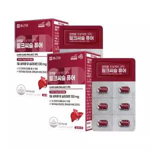 종근당 간건강프로젝트365 밀크씨슬 퓨어 350mg, 30정, 2개(2개월분)