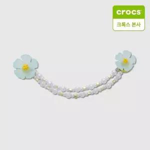 [크록스]파란 꽃과 진주 체인 팩지비츠 10018698