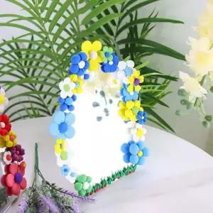 클레이미러 탁상거울 접이식거울 테이블거울 사무실책상액자