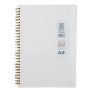 옥스포드 5000 밀크 PP 스프링노트 A4 플러스 줄 297x225mm 80매 (34개입)