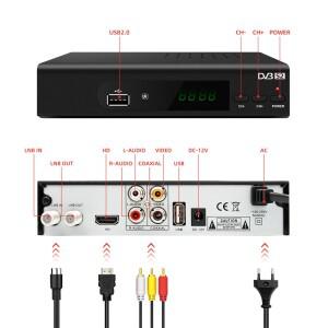 FTA DVB S2 MPEG H264 HD 위성 수신기 TV 디코더 SAT