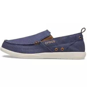 Crocs 남성용 Walu 슬립온 로퍼 | 캐주얼 남성용 로퍼 | 남성용 워킹화, 네이비