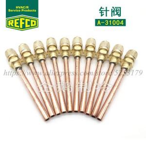 10PCS REFCO R22 R410A 불소 충전 니들 밸브 냉매 에어컨 체크