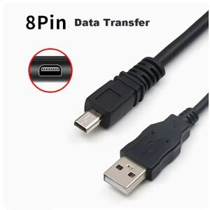 올림푸스 카시오 산요 후지  휴대폰용 USB to 8핀 디지털 카메라 케이블 코어 데이터