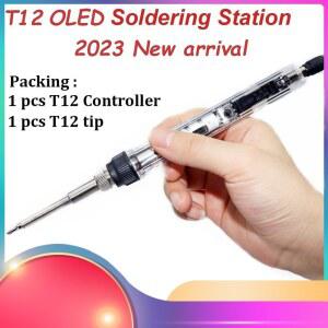 무선인두기 DC12 ~ 24V T12 OLED 72W SH72 납땜 온도 전기 용접 휴대용 미니 인두 팁 스테이션 BC2 아님