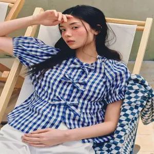 로엠 [COLLECTION] [여름버전] 리본 블라우스_RMBLF37RT5