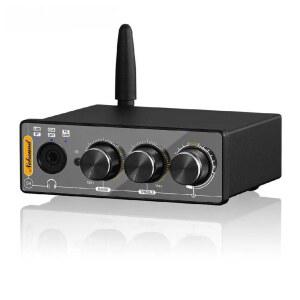 Nobsound Q4 폰 변환기 미러 블루투스 클래식 DAC 블랙 블랙 미니 패널 클래식 게이밍 USB 패널 미러 COAX