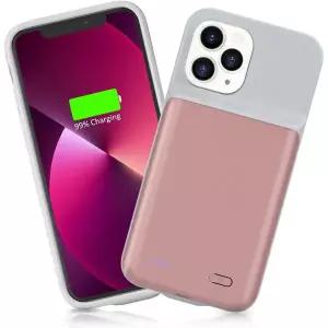 배터리 케이스 대용량 맥세이프 미니 아이폰 13 프로용 글래드고 충전 강력한 7000mAh 충전식 스마트 충전