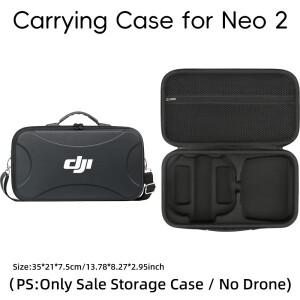Dji Neo 2 가방 보관함용 블랙 케이스 드론 보호 쉘 Neo 2 액세서리용 휴대용 커버