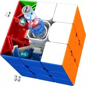 CuberShop Moyu RS3M 2021 MagLev 3x3 마그네틱 스피드 큐브 프로페셔널 스티커 없는 업그레이드된 버전의