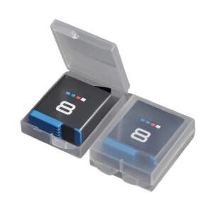 Gopro Hero 8 블랙 배터리 팩용 2개 Akku AHDBT-801 액세서리 1680mAh