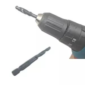 1.0MM 블랙탭핑 3IN1 스파이럴탭 M6 드릴+탭핑+디버링