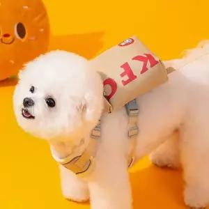 [하프클럽/셀러허브(펫)]하네스 웃는 가방 하네스가슴줄 가슴줄
