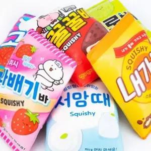 옆집샵 아이스크림 스퀴시 6개 세트 웃긴선물 촉감완구