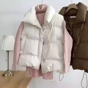 조끼상점 야외 따뜻한 겨울 경량 조끼 등산 여자 점퍼 패딩 방한