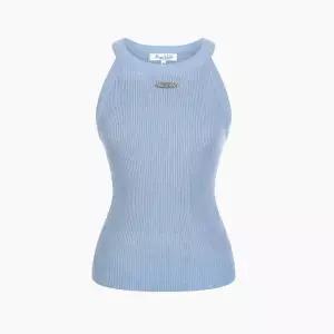 [에고이스트][BLUE LABEL] 홀터넥 슬리브리스 니트 탑 ES2OKV03