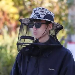 벌초모자 양봉 방충모 벌방지 벌레차단 벌망 모자 (21288915)