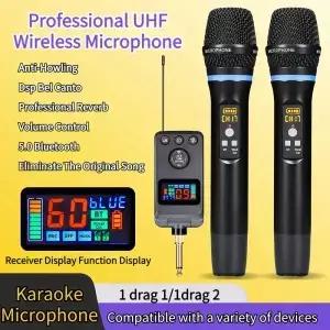 M50 무선 마이크 DSP 휘슬 방지 리버브 블루투스 노래 홈 엔터테인먼트 KTV